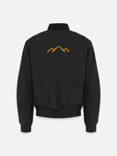 Berg Bergsteigen - Unisex Bomberjacke - Schwarz