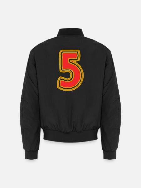 5 - Bomber unisexe - noir