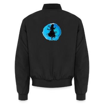 Alice Im Untergrund - - Unisex Bomberjacke - Schwarz - Hinten - AI Model Male 185 light (185cm)
