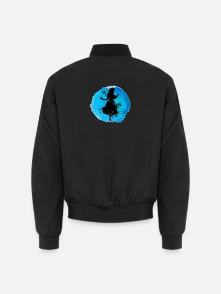 Alice in Underground - Unisex Bomber Jacket - black