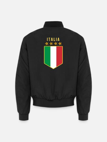 Italien Jersey FORZA AZZURI 2021 - Unisex Bomberjacke - Schwarz