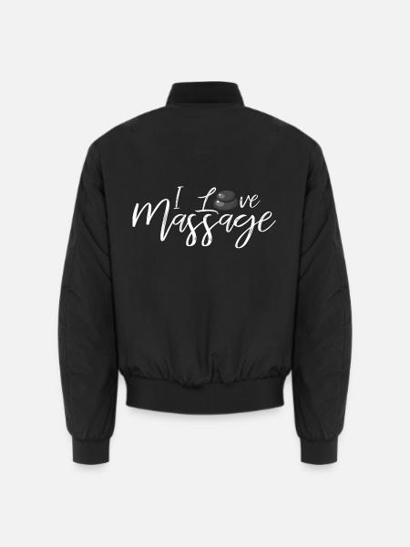 Massage - Bomber unisexe - noir