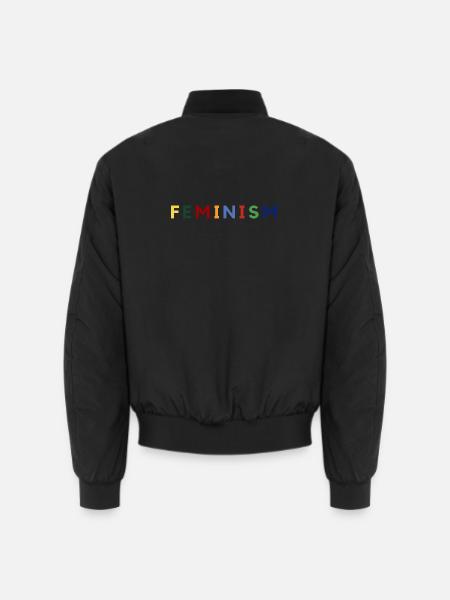 Feminism - Bomber unisexe - noir