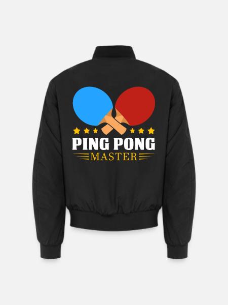 Ping-pong - Bomber unisexe - noir