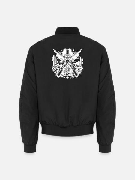 Logo western 2 - Bomber unisexe - noir
