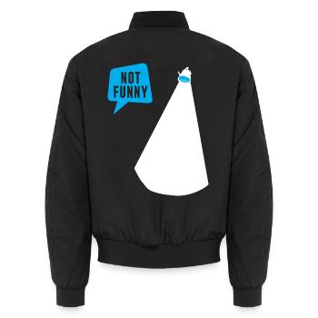 Theater Broadway Musical Bühne Darsteller Schauspi - Unisex Bomberjacke - Schwarz - Hinten - AI Model Male 185 light (185cm)