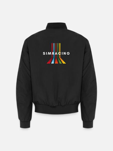 Simracer, Simracing, Racer, Racing Gift - Unisex Bomberjacke - Schwarz
