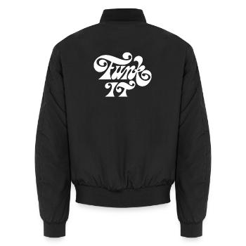 Funk It - Unisex Bomberjacke - Schwarz - Hinten - AI Model Male 185 light (185cm)