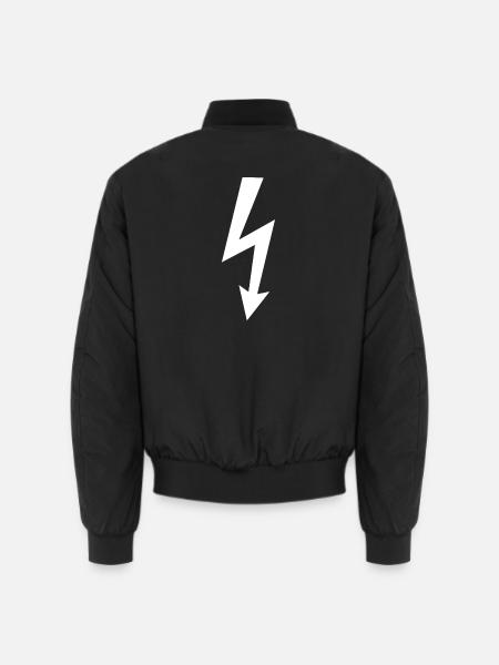 Blitz Logo - Unisex Bomberjacke - Schwarz