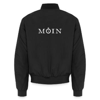 Moin - Unisex Bomberjacke - Schwarz - Hinten - AI Model Male 185 light (185cm)