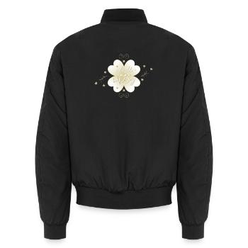 Baby Boy - Unisex Bomberjacke - Schwarz - Hinten - AI Model Male 185 light (185cm)