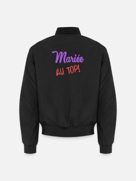 MARIEE - Bomber unisexe - noir