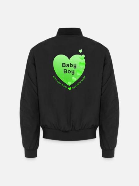 Baby Boy - Unisex Bomberjacke - Schwarz