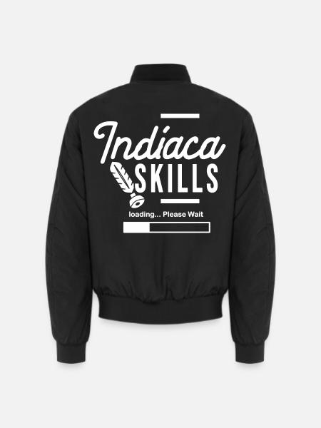 Indiaca Skills für Indiaca Spieler - Unisex Bomberjacke - Schwarz