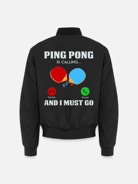 Ping-pong - Bomber unisexe - noir