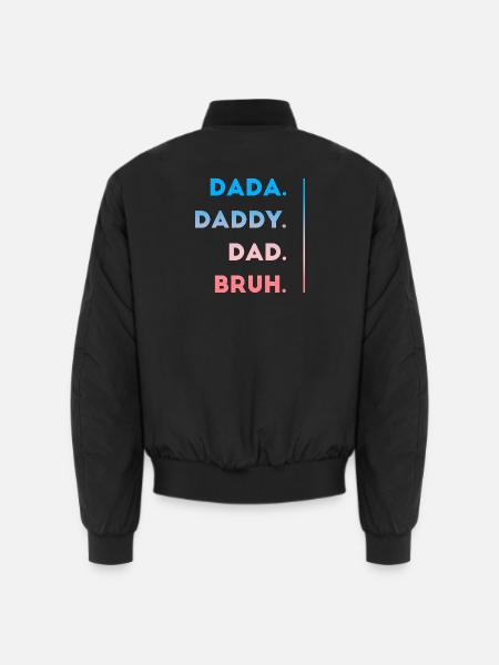 Lustiger Papa zum Vatertag - Unisex Bomberjacke - Schwarz