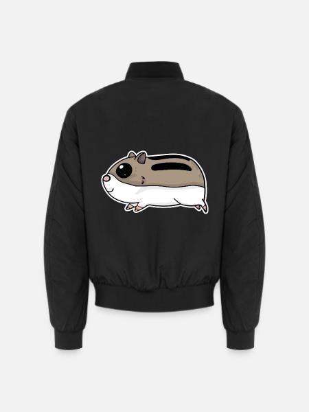 Hamster mignon - Bomber unisexe - noir