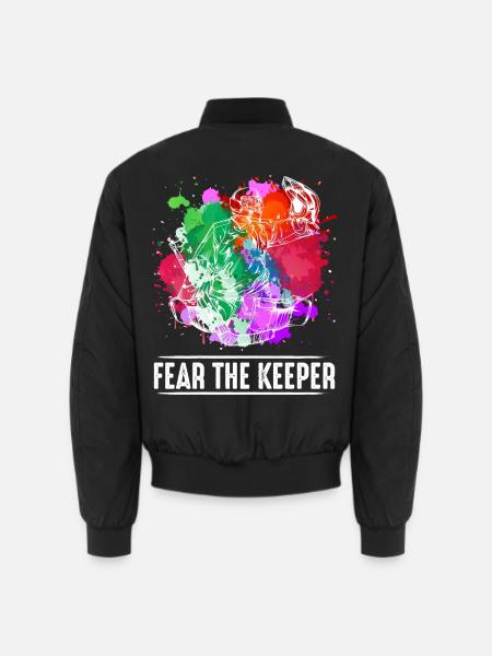 Eishockey - Unisex Bomberjacke - Schwarz