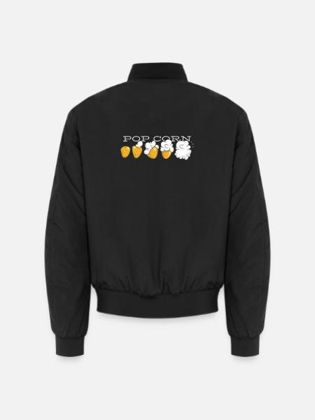 Popcorn Evolution - Unisex Bomberjacke - Schwarz