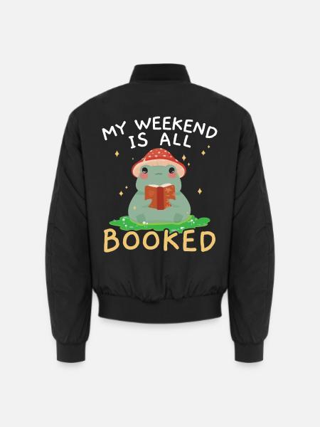 Das Buch war besser Lesen Bücher Buch Lesen - Unisex Bomberjacke - Schwarz
