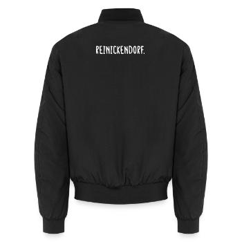 Reinickendorf Berlin Bezirk Fancy - Unisex Bomberjacke - Schwarz - Hinten - AI Model Male 185 light (185cm)