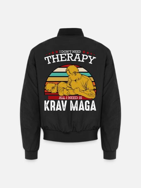 Krav Maga - Bomber unisexe - noir