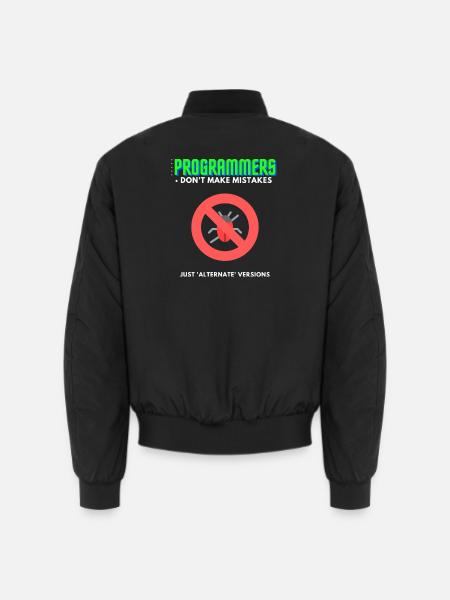 Programmierer Debugging T-Shirt Herren - Unisex Bomberjacke - Schwarz