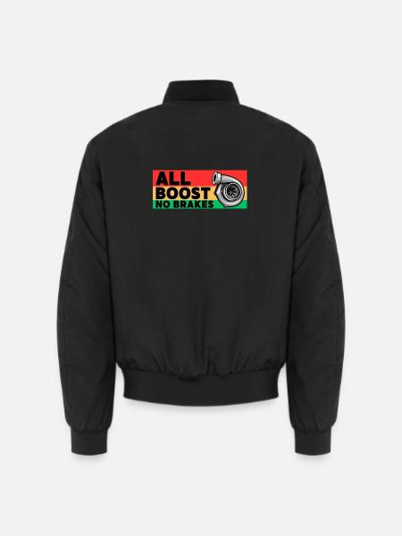 All Boost - keine Bremsen - Unisex Bomberjacke - Schwarz