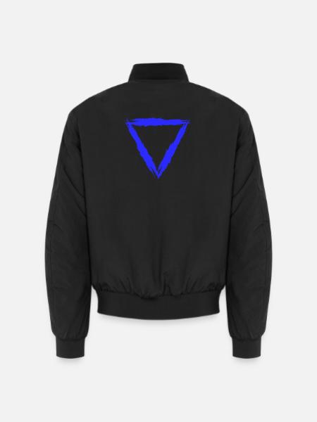 Element Symbol Wasser - Unisex Bomberjacke - Schwarz