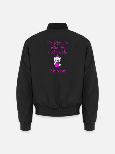 Prinzessin - Unisex Bomberjacke - Schwarz