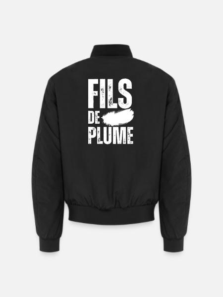 Fils de Plume - Bomber unisexe - noir