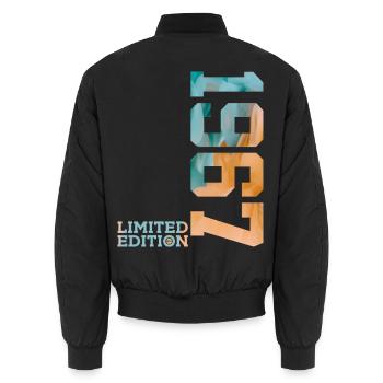 59E ANNIVERSAIRE ÉDITION LIMITÉE 1967 - Bomber unisexe - noir - Dos - AI Model Male 185 light (185cm)