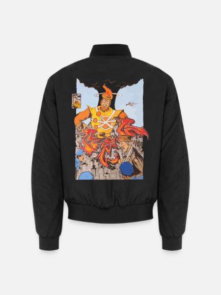 Feuer RedTwo - Unisex Bomberjacke - Schwarz