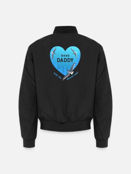 best daddy - Unisex Bomberjacke - Schwarz