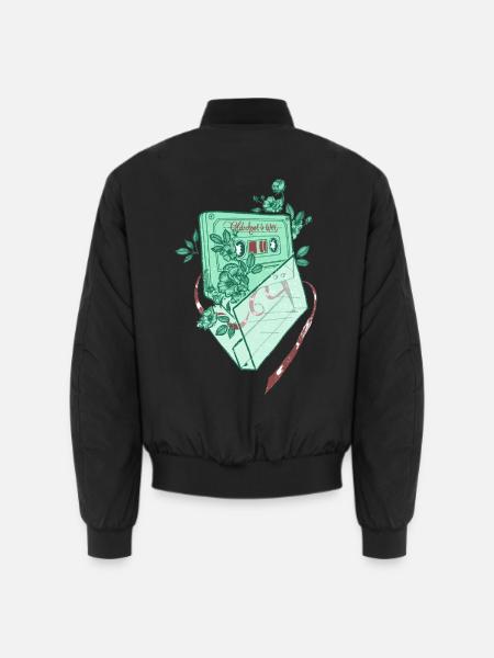 Oldschool Tape - Unisex Bomberjacke - Schwarz