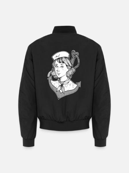 Ahoi - Unisex Bomberjacke - Schwarz