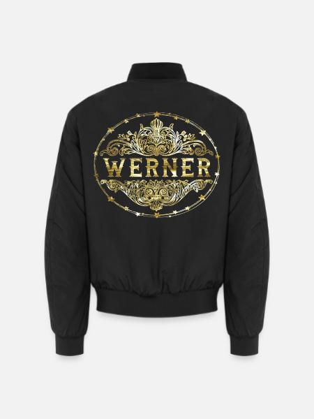 Werner - Unisex Bomberjacke - Schwarz