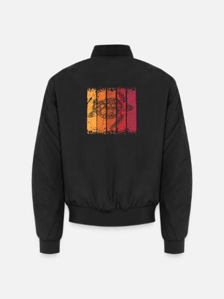 Schildkröte - Unisex Bomberjacke - Schwarz