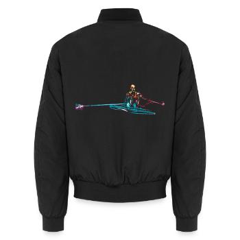 Altehrwürdiger Rudersport Pharaonen - Unisex Bomberjacke - Schwarz - Hinten - AI Model Male 185 light (185cm)