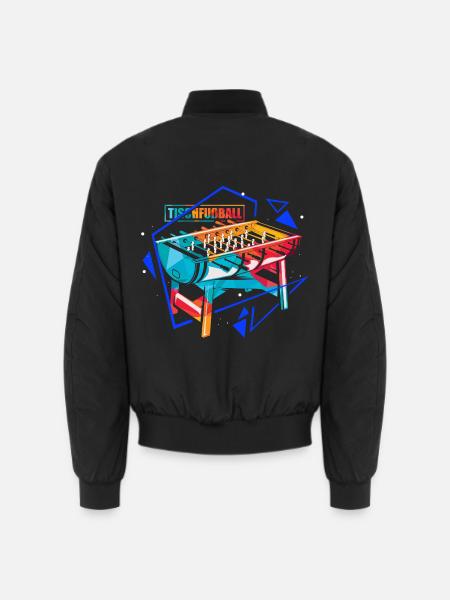 Flinker Tischfußball Turnierprofi - Unisex Bomberjacke - Schwarz