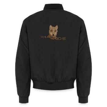 Fuchs schlauer Fuchs - Unisex Bomberjacke - Schwarz - Hinten - AI Model Male 185 light (185cm)