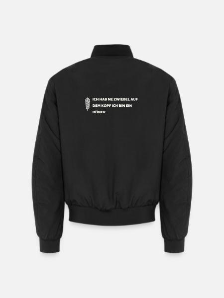 Zwiebel auf dem Kopf - Unisex Bomberjacke - Schwarz