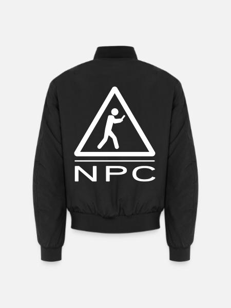 NPC-Kreuzung BW - Unisex Bomberjacke - Schwarz