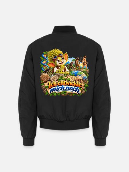 Wenuma Ich entwickle mich noch - Unisex Bomberjacke - Schwarz