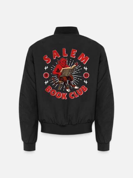 Salem Book Club Vintage Devil - Unisex Bomberjacke - Schwarz
