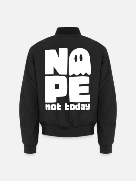 Geist – Nope Not Today - Unisex Bomberjacke - Schwarz