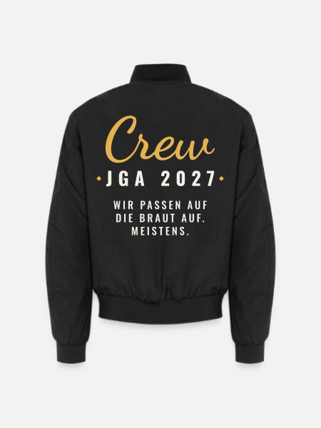 JGA 2027 Crew - Unisex Bomberjacke - Schwarz