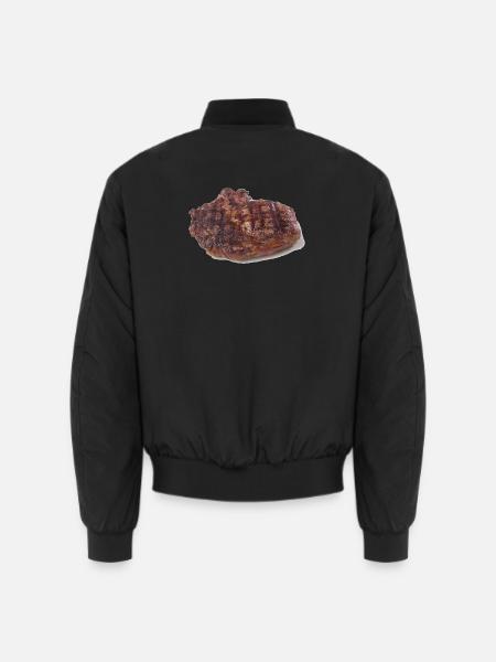 Steak - Unisex Bomberjacke - Schwarz