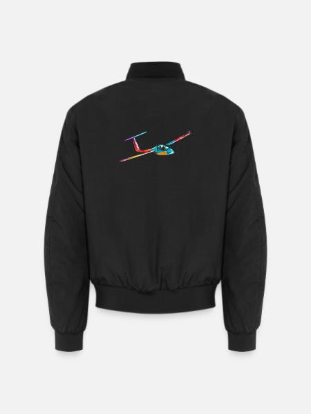 Kühner Segelflieger Thermikflug - Unisex Bomberjacke - Schwarz