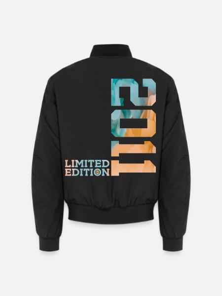 15. GEBURTSTAG LIMITED EDITION 2011 - Unisex Bomberjacke - Schwarz